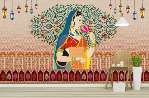 3D owmen mugal wallpaper