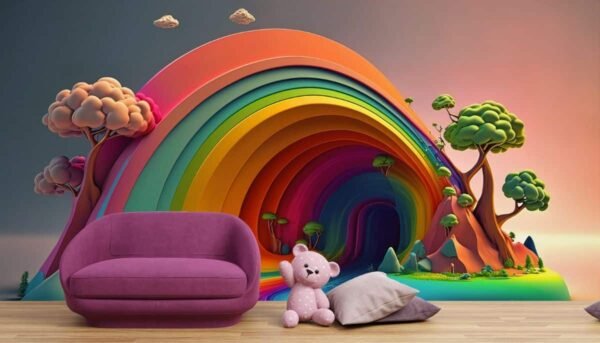 Luxury Golden Marble Magic 3D Wallpaper Mural