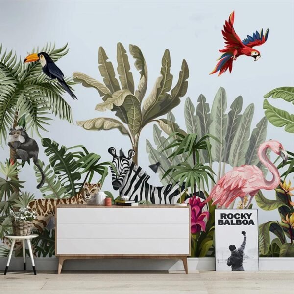 Tropical Wallpaper for Walls, Birds and Jungle