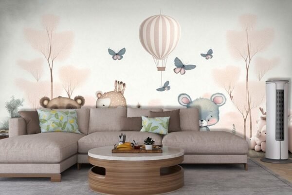 A pattern of gold flowers and diamond shapes