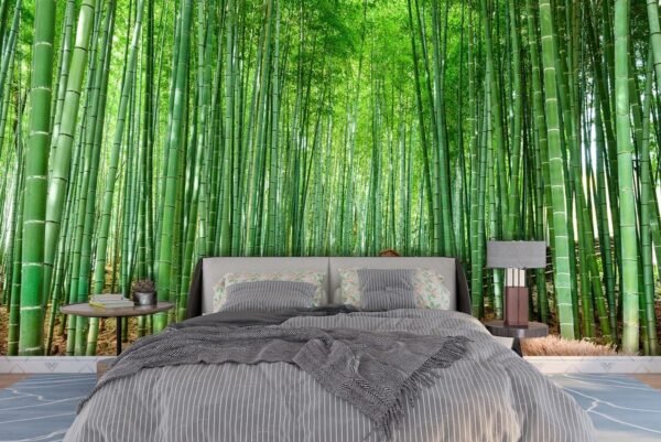 Bamboo Forest Wallpaper for Walls, Forest Bamboo Mural