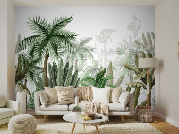 Palm Trees Tropical 3D Wallpaper