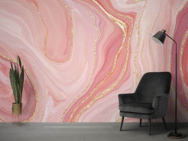 Rose Gold Marble Wallpaper for Wall