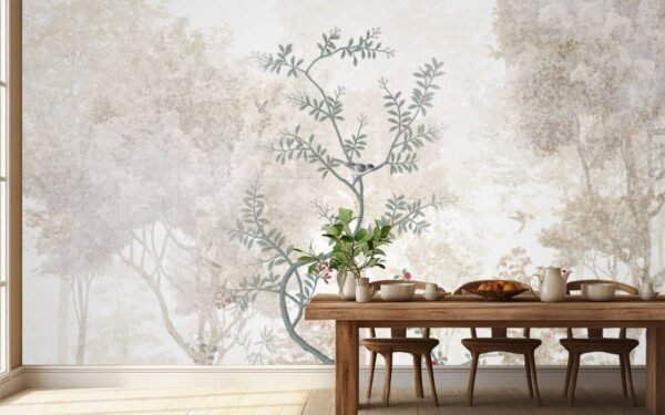 Shaantam, Peaceful Forest Beauty Wallpaper Mural