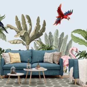 Tropical Wallpaper for Walls, Birds and Jungle