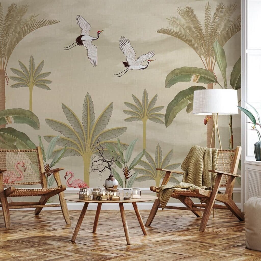 Home 224 3D Bird Mural Punjabi Bagh