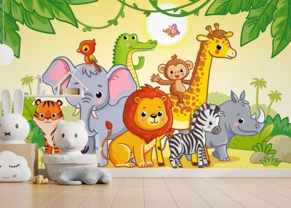 Jungle Friends Wallpaper