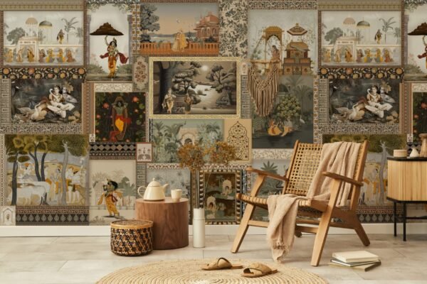 Madhav Bagicha Wallpaper Mural, Customized