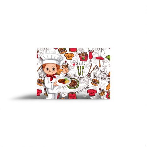 3D restaurant wallpaper for wall