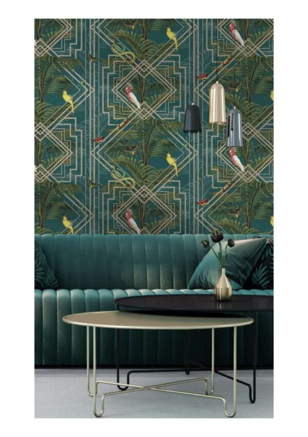 3D rolls flower wallpaper