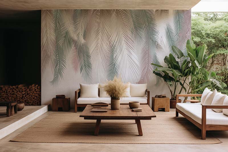 3D Wallpaper for wall geometric pattern