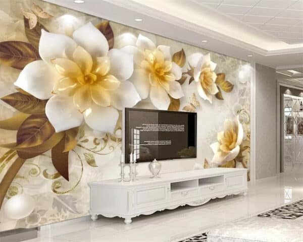 Wallpaper Floral Decorative Wallpaper