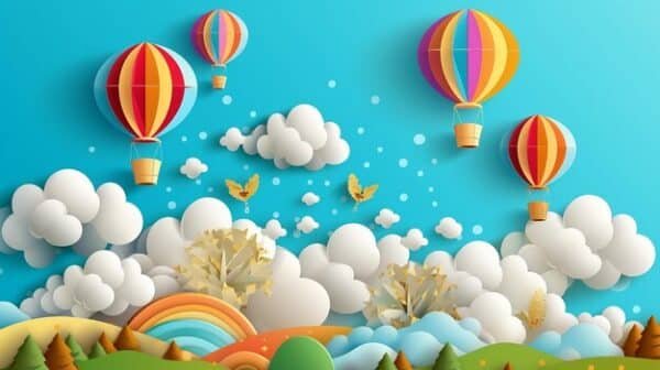 beautiful air-balloons 3D wallpapers