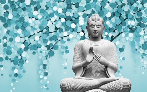 budha-green-3d wallpaper