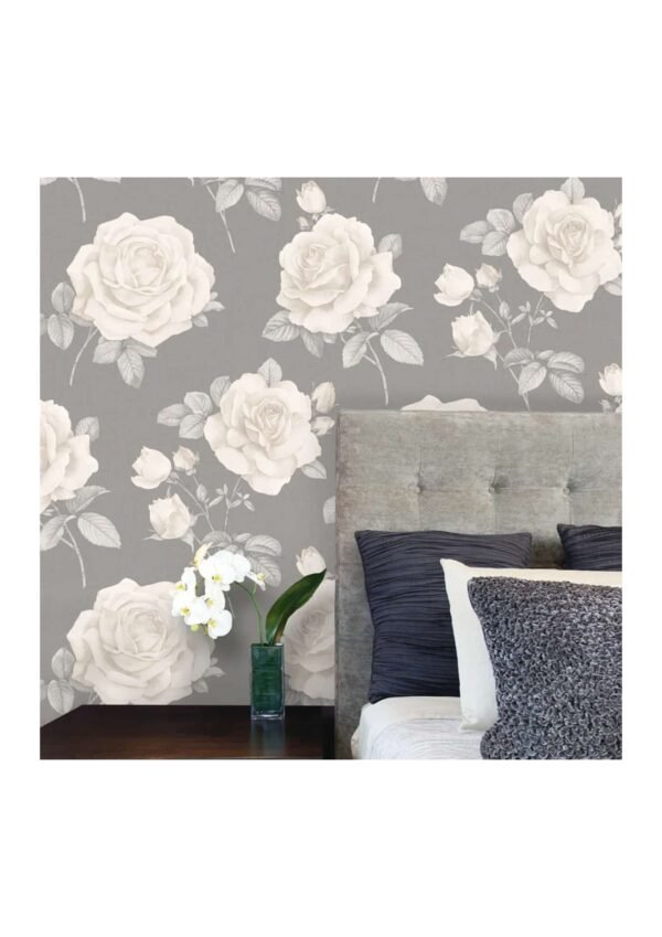 3D Rolls wallpaper flowers Design