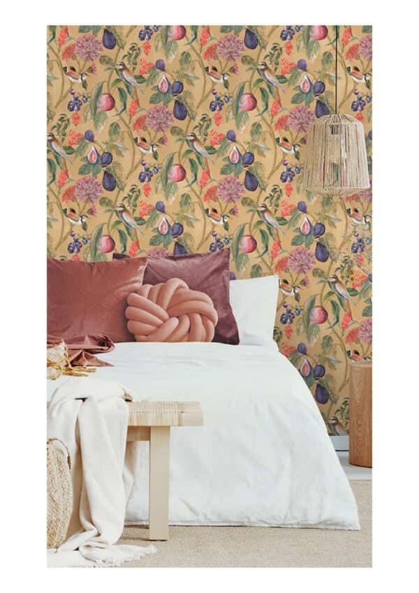 3D Rolls wallpaper life's whit Bird's