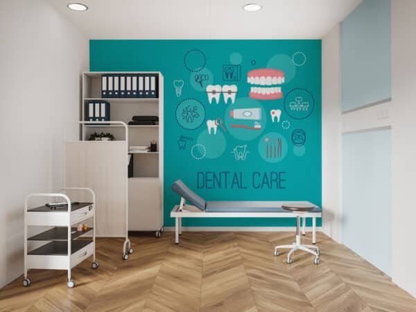 A Wallpaper of Dental Care for Dental Clinic