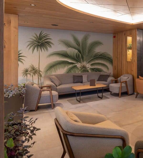 Exotic Palm Bliss Wallpaper Mural