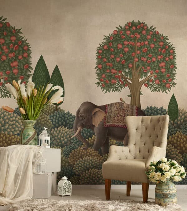 Jashn-e Bagh Beautiful Indian Garden Wallpaper Mural