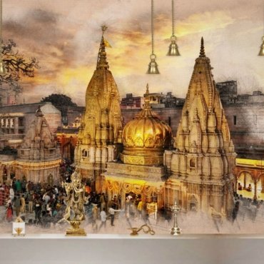 Kashi-Vishwanath-Temple-Wallpaper-Mural-for-Wall-M