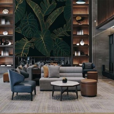 Luxury-Gold-and-Nature-Green-Tropical-Leaves-Wallpaper-Mural-M