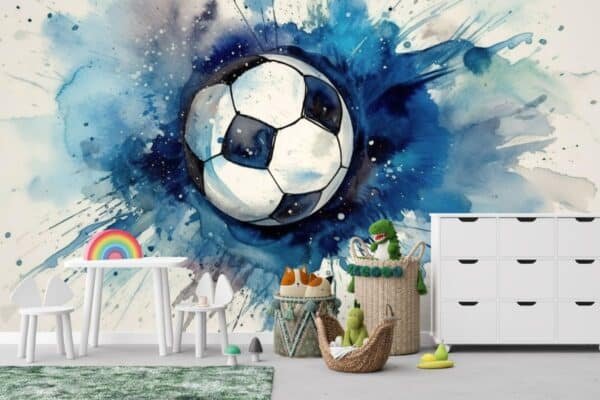 Soccer Football Watercolor Wallpaper