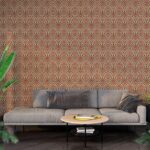Ethnic kalamkari Art Design 3D Wallpaper Mural