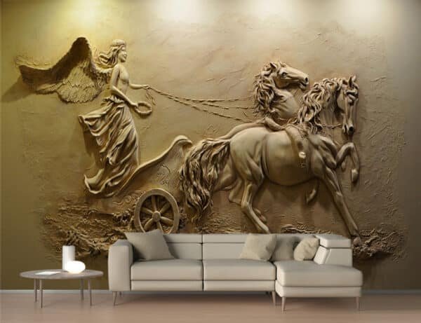 3D Mural Clay Wall Art