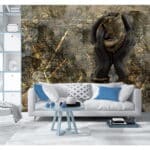3D wallpaper mural our wall