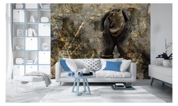 3D wallpaper mural our wall