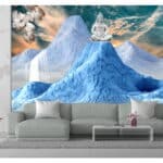 3D wallpaper mural your wall shiva wallpaper