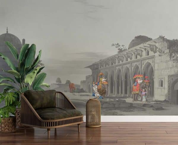 Ancient India Vibes Wallpaper Mural