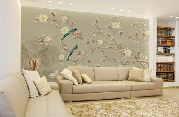 Chinoiserie Style Wall Decor Wallpaper Mural