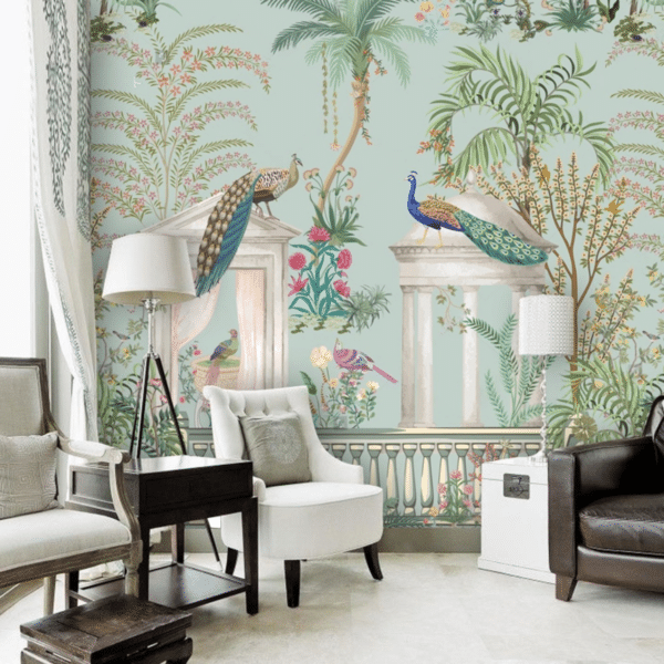 3D tropical, Royal Garden Wallpaper