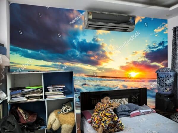 3D natural wallpaper for wall