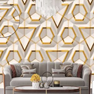 3D rolls wallpaper