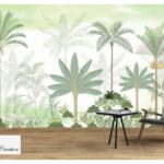 Tropical Canopy Retreat – Lush Green Botanical Wallpaper