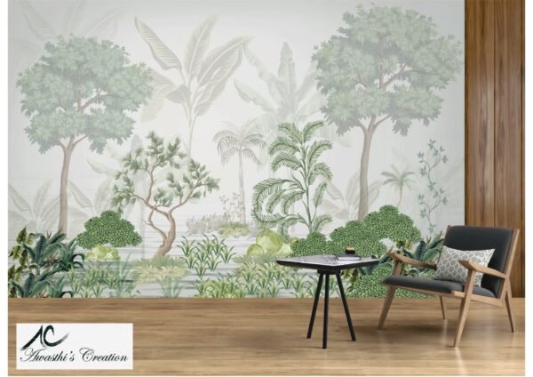 Jungle, Serene Tropical Forest Wallpaper Mural