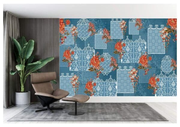 all over floral pattern jall wallpaper