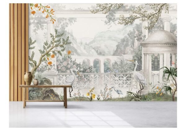 3D tropical  wallpaper