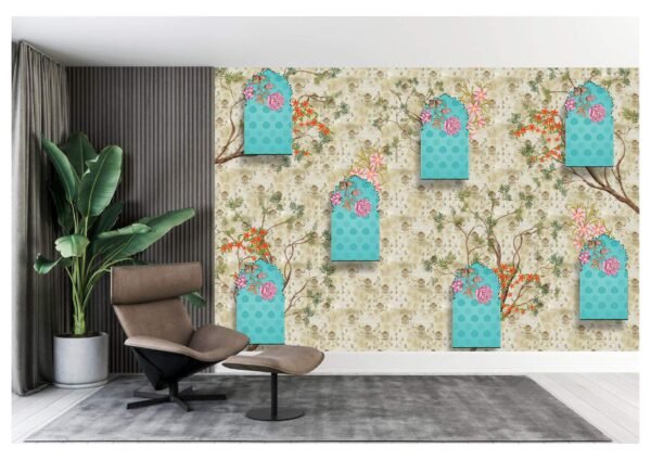 3D tropical  wallpaper for wall