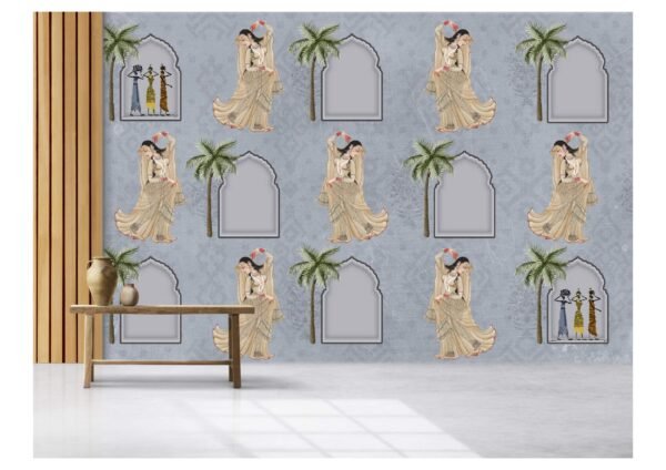 3D tropical wallpaper for wall