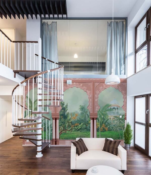 Manzar Traditional Indian Jharokha Wallpaper Mural