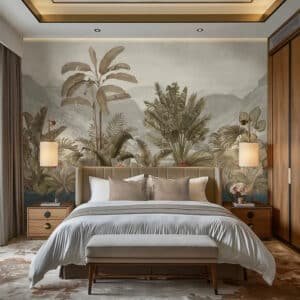 Vintage Tropical Wallpaper Murals