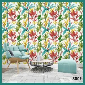 Banana Leaves Wallpaper matllic