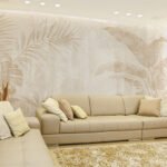 Soothing Tropical Leaf Mural – Premium Custom Wallpaper by Yas Unique Wallpaper