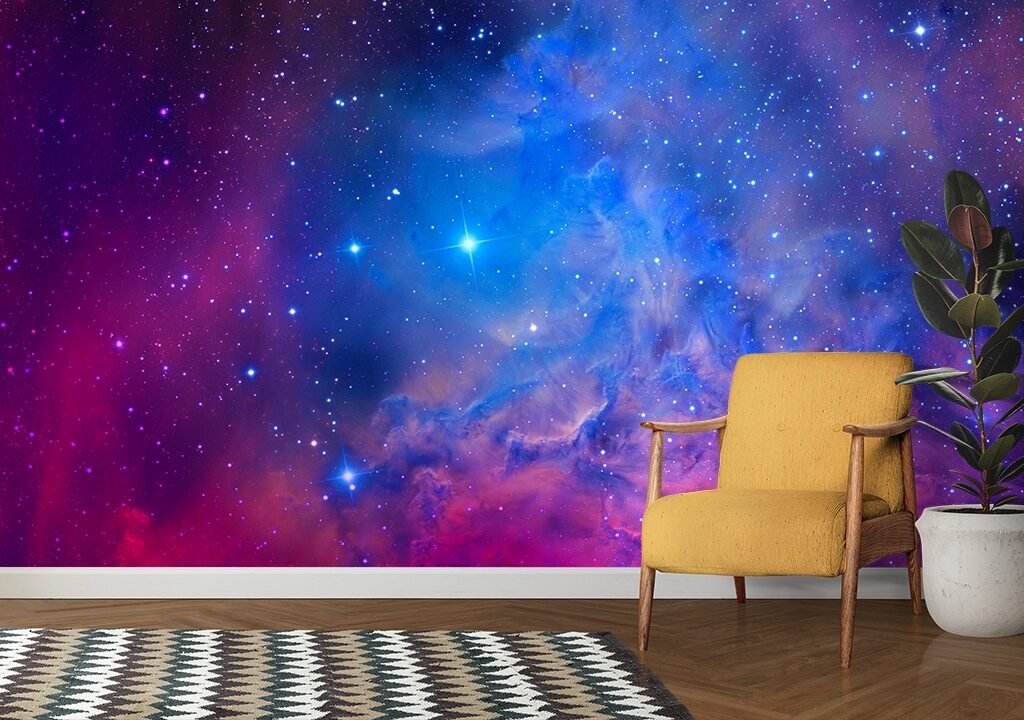 Cosmic Dreams: Deep Space Nebula & Galaxy Wallpaper – 3D Wall Mural