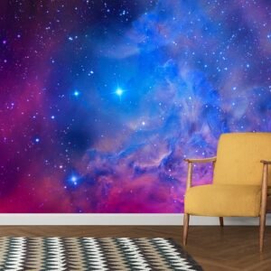 Cosmic Dreams: Deep Space Nebula & Galaxy Wallpaper – 3D Wall Mural