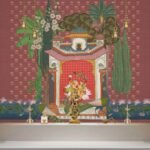 Ganesh ji Pichwai Wallpaper Mural for Wall M