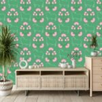 Pichwai Flower Wallpaper Mural